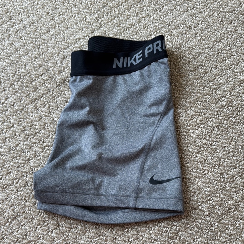 Nike Pro Gray Athletic Shorts